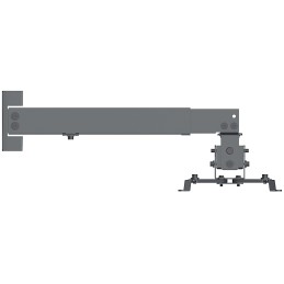 Staffa Universale a Parete-Soffitto per Proiettori Estensione 43-65 cm
