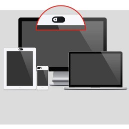 Coperchio otturatore per WebCam Laptop/Smartphone 3pz