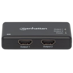 Splitter HDMI 4K UHD 3D con LED 2 vie