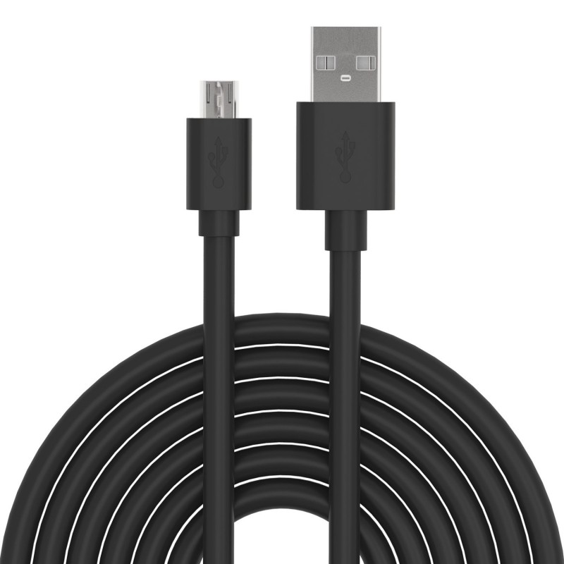 Cavo di Ricarica Rapida USB/Micro-USB 1m Nero Cavo di Ricarica Rapida USB/Micro-USB 1m Nero
