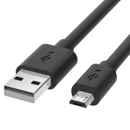 Cavo di Ricarica Rapida USB/Micro-USB 1m Nero