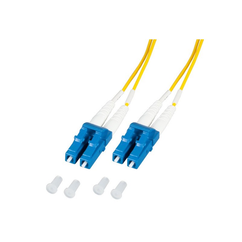 Cavo Fibra Ottica Monomodale OS2 LC/LC 9/125 0,5 m