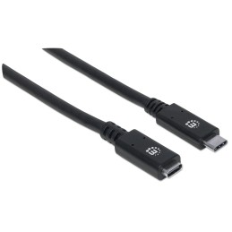 Cavo SuperSpeed USB-C™ Maschio/USB-C™ Femmina 0,5m Nero