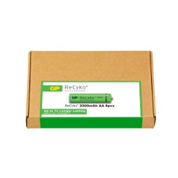 Confezione risparmio 8 Batterie Ricaricabili AA Stilo 2000mAh GP ReCyko+
