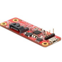 Convertitore Raspberry Pi USB Micro-B femmina / Pin header USB a SATA 7 pin