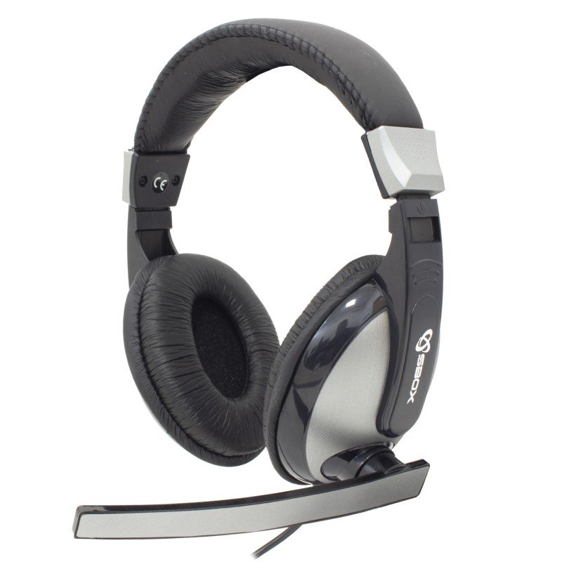 Cuffie Gaming con Microfono Nero HS-302 Cuffie Gaming con Microfono Nero HS-302