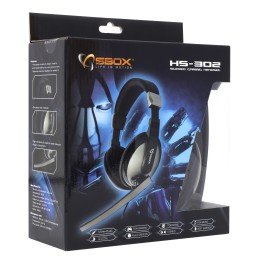 Cuffie Gaming con Microfono Nero HS-302