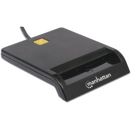 Lettore/Scrittore di Smart Card USB Compatto Nero