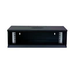 Armadio Rack 19" a Muro 3U prof. 320 Nero Assemblato