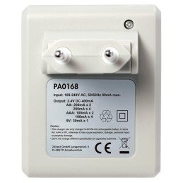 Caricabatterie per AA / AAA / 9V Ni-MH / Ni-Cd