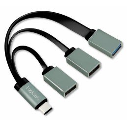 Hub Flessibile USB-C™ SuperSpeed 3 Porte USB3.0 A Femmina Nero