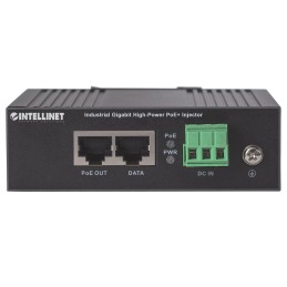 Iniettore Industriale per Guida DIN Gigabit High-Power PoE+ 30W