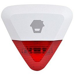 Sirena Wireless da Esterno IP54 con Lampeggiante LED WS-280, per Antifurto