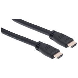 Cavo HDMI CL3 High Speed con Ethernet A/A M/M 15m Nero