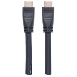 Cavo HDMI CL3 High Speed con Ethernet A/A M/M 15m Nero