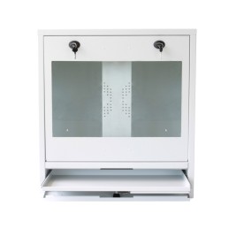 Armadio di sicurezza per PC, monitor LCD e tastiera Bianco