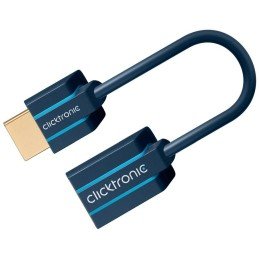 Cavo Adattatore Flessibile HDMI M/F 0,1m Alta Qualità