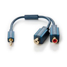 Cavo Audio Stereo 2 RCA F a Jack 3.5 mm M 0,10 m Alta Qualità