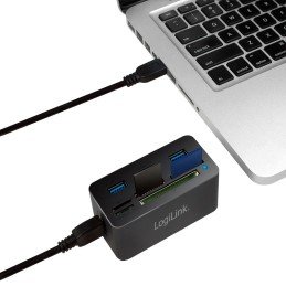 Hub USB 3.0 con lettore di schede di memoria