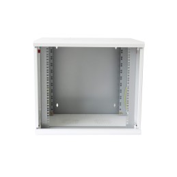 Armadio Rack 19" a muro 16 unità sezione unica prof. 500mm Bianco