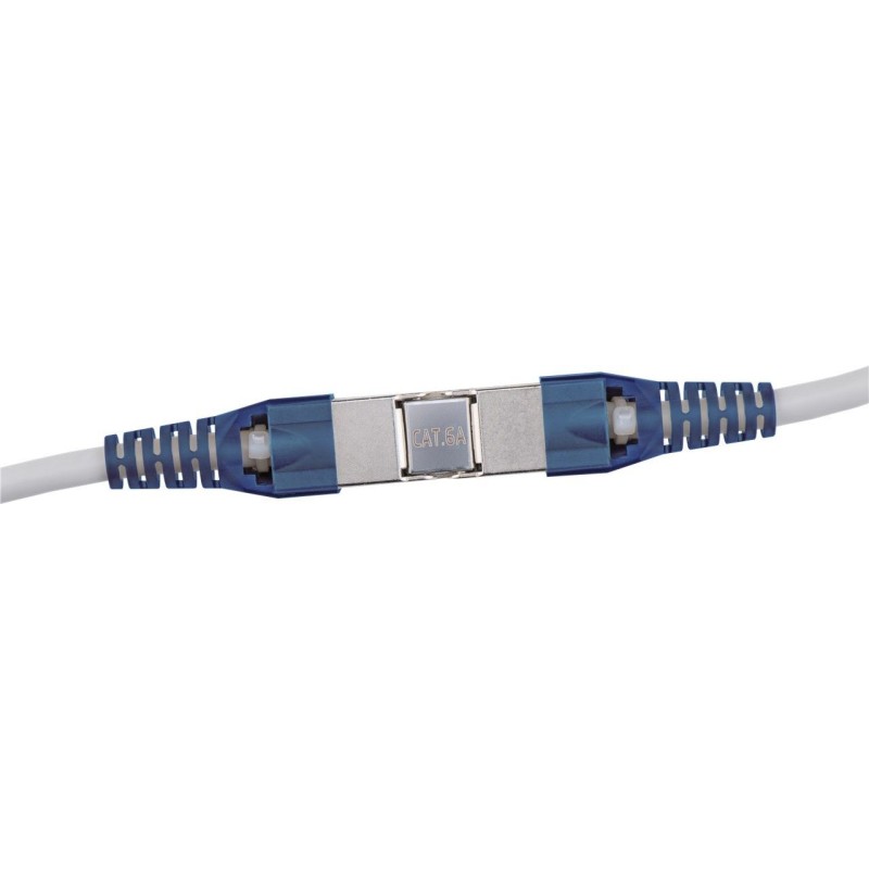Accoppiatore Inline Toolless Schermato per Cat 6A Accoppiatore Inline Toolless Schermato per Cat 6A