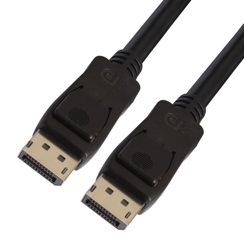 Cavo Audio/Video DisplayPort 1.4 Certificato DP++ 8K M/M 1 m Nero Cavo Audio/Video DisplayPort 1.4 Certificato DP++ 8K M/M 1 m Nero