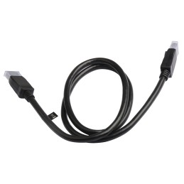 Cavo Audio/Video DisplayPort 1.4 Certificato DP++ 8K M/M 1 m Nero