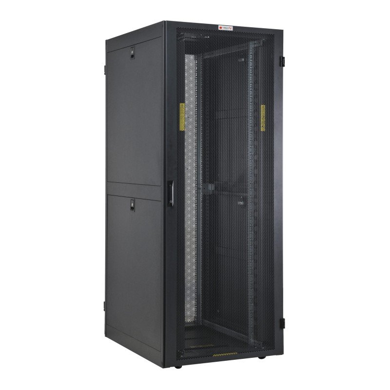 Armadio NetRack 19" 600x1000 42 Unità Ventilato Nero da Assemblare Armadio NetRack 19" 600x1000 42 Unità Ventilato Nero da Assemblare