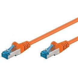 Cavo di rete Patch in rame Cat. 6A Arancione SFTP LSZH 0,5m