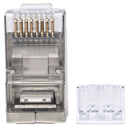 Confezione da 90 Plug Modulari Cat.6A RJ45 STP