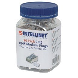 Confezione da 90 Plug Modulari Cat6 RJ45 STP