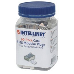 Confezione da 90 Plug Modulari Cat.6 RJ45 STP