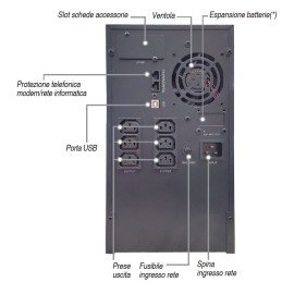 Gruppo di Continuità UPS 3000VA 2400W Line Interactive Onda Sinusoidale