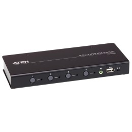 Switch KM USB a 4 porte illimitato con Cavi, CS724KM