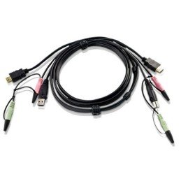 Cavo KVM USB HDMI con Audio 1,8m, 2L-7D02UH