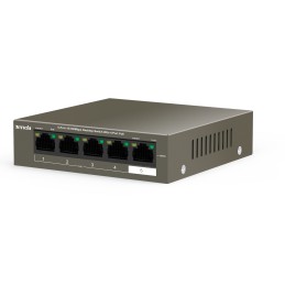 Switch Desktop 5 Porte 10/100 con 4 Porte PoE 35W TEF1105P-4-38W