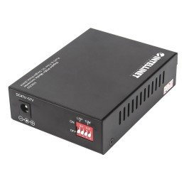 Media Converter Gigabit PoE+ SC Monomodale