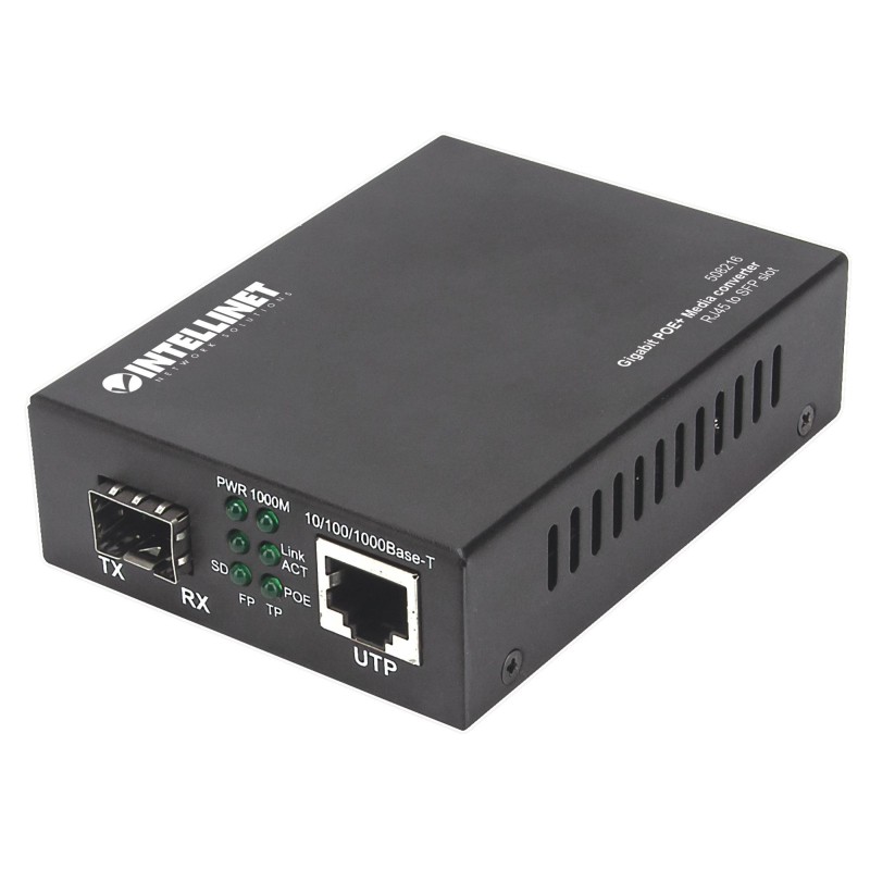 Media Converter SFP Gigabit PoE+ Media Converter SFP Gigabit PoE+