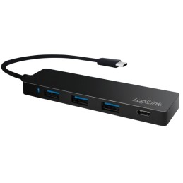 Hub USB-C 3.1 SuperSpeed 3 Porte USB-A 1 porta USB-C Nero