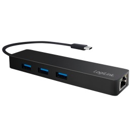 Hub USB-C™ SuperSpeed 3 Porte USB-A 3.0 Femmina Nero