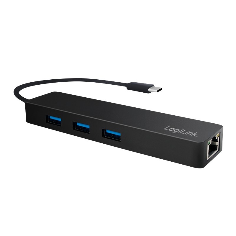 Hub USB-C™ SuperSpeed 3 Porte USB-A 3.0 Femmina Nero