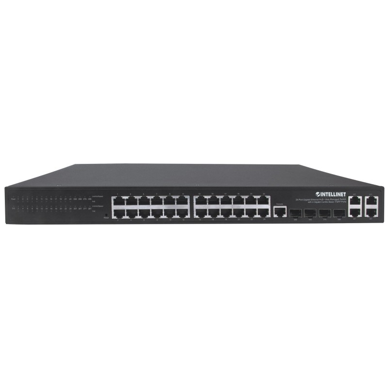 Switch 24p. Gigabit Ethernet PoE+ con 4p. Gigabit Combo Base-T/SFP