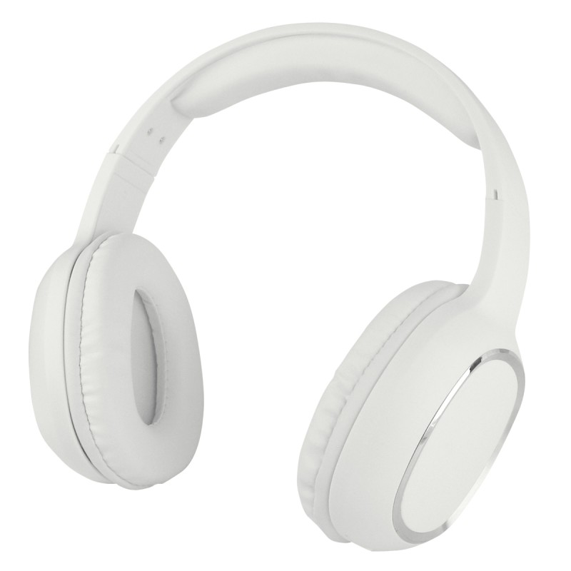 Cuffia Stereo Bluetooth con Microfono Bianco