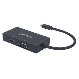 Convertitore Audio Video USB-C™ 3-in-1 Multiporta HDMI DVI VGA