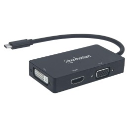 Convertitore Audio Video USB-C™ 3-in-1 Multiporta HDMI DVI VGA