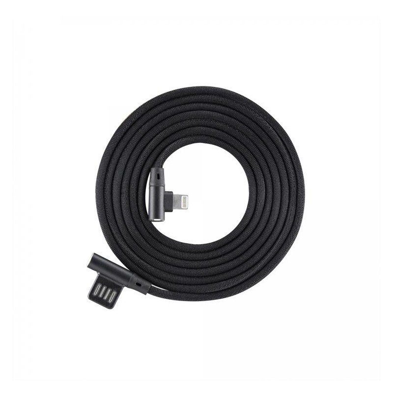 Cavo USB2.0 Angolato 90° USB 8pin 1.5m Nero