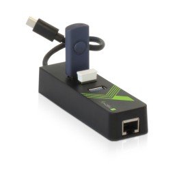 Adattatore Convertitore USB-C™ Ethernet Gigabit con Hub 3 porte USB-A 3.0