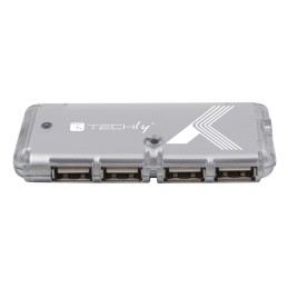 Hub USB Tascabile 4 porte Silver