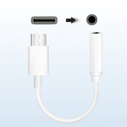 Cavo da USB-C™ Maschio a Audio 3.5 mm Femmina 12 cm Bianco