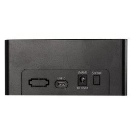 Docking Station USB3.1 Gen2 per HDD/SSD SATA da 2.5"/3.5" Nero